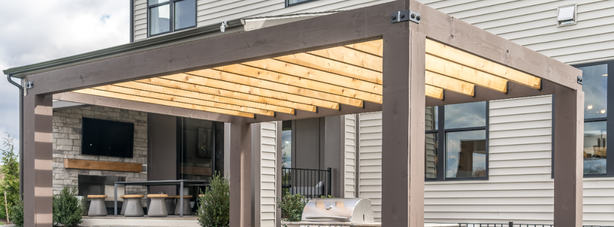 Houten overkapping aan huis | Top-Veranda's