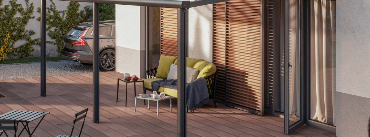 Aankleding overkapping | Top-Veranda's.nl