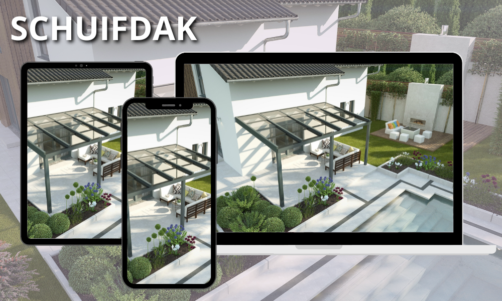 3D versie van jouw veranda | AR | Top-Veranda's.nl