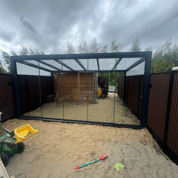 Vrijstaande veranda in Bruchem