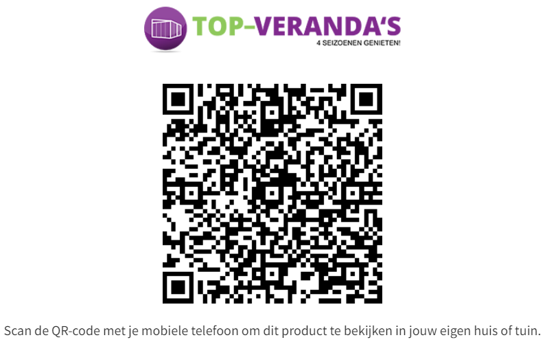 Uw veranda in 3D: scan de QR-code! | Top Veranda's in Den Bosch